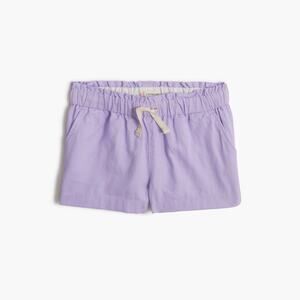Crewcuts Girls Scalloped Shorts 14 Cotton Lavender Pockets Elastic Waist NWT